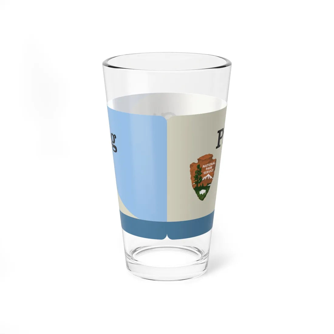 PSSD sign (Michigan) (Road Sign) Pint Glass 16oz - Go Mug Yourself