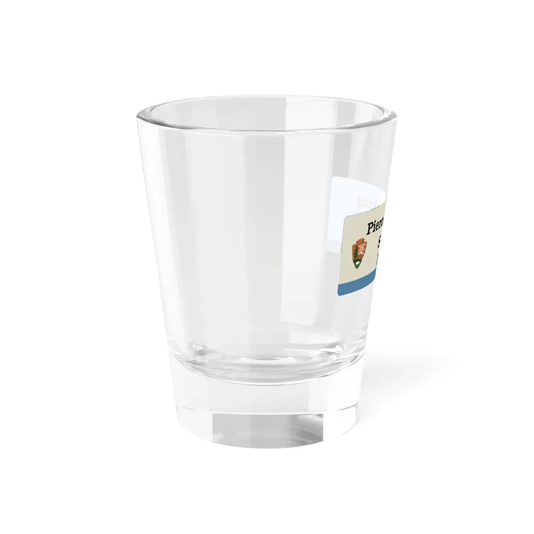 PSSD sign (Michigan) (Road Sign) Shot Glass 1.5oz - Go Mug Yourself