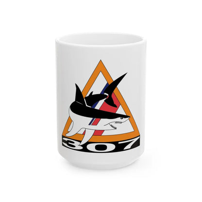 PSU 307 (U.S. Coast Guard) White Coffee Mug-15oz-Go Mug Yourself