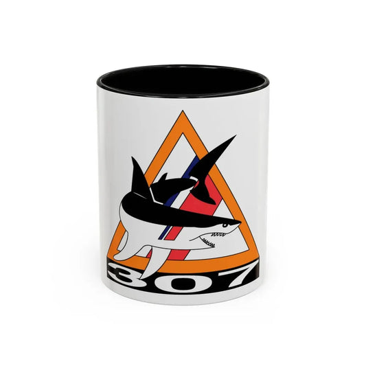 PSU 307 (U.S. Coast Guard) Accent Coffee Mug 11oz Black - Go Mug Yourself