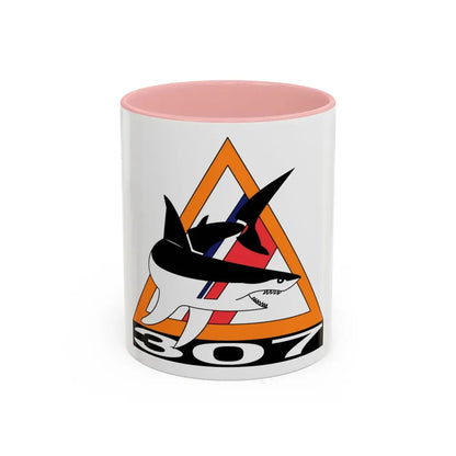 PSU 307 (U.S. Coast Guard) Accent Coffee Mug 11oz Pink - Go Mug Yourself