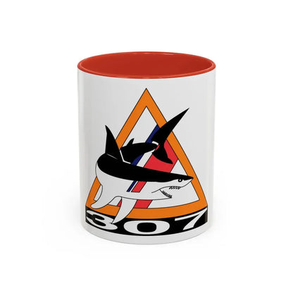 PSU 307 (U.S. Coast Guard) Accent Coffee Mug 11oz Red - Go Mug Yourself