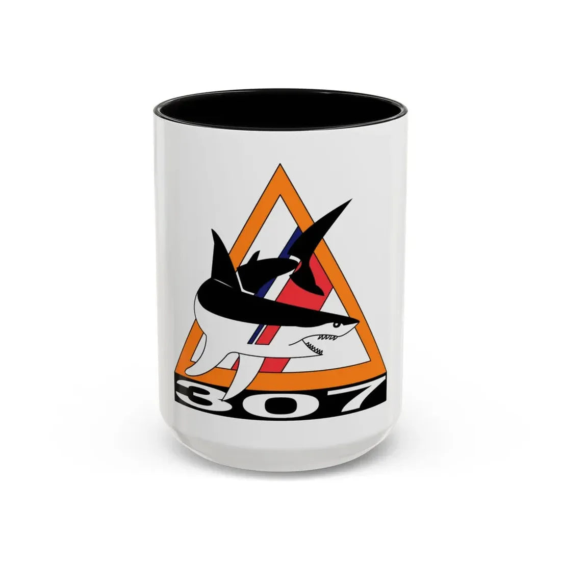 PSU 307 (U.S. Coast Guard) Accent Coffee Mug 15oz Black - Go Mug Yourself