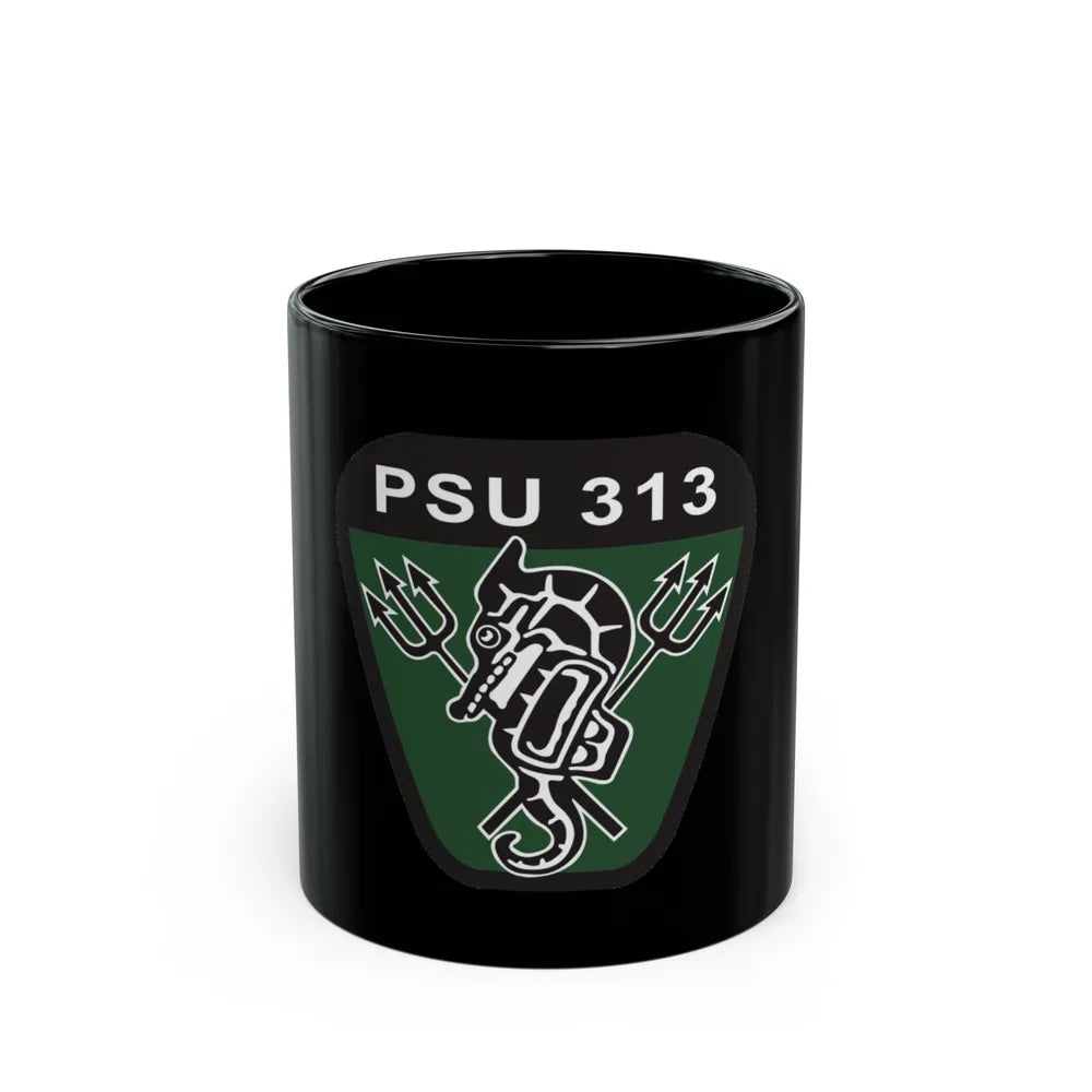 PSU 313 (U.S. Coast Guard) Black Coffee Mug-11oz-Go Mug Yourself