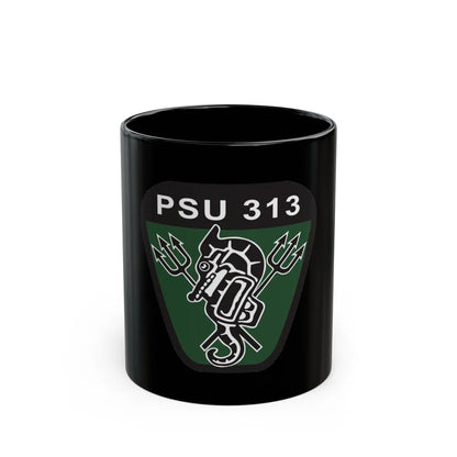 PSU 313 (U.S. Coast Guard) Black Coffee Mug-11oz-Go Mug Yourself