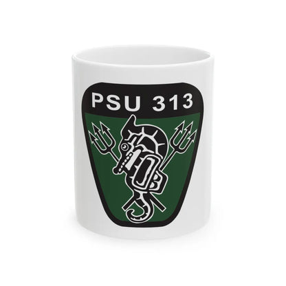 PSU 313 (U.S. Coast Guard) White Coffee Mug-11oz-Go Mug Yourself