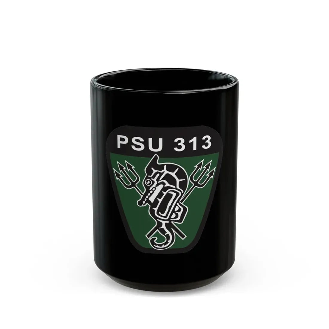PSU 313 (U.S. Coast Guard) Black Coffee Mug 15oz - Go Mug Yourself
