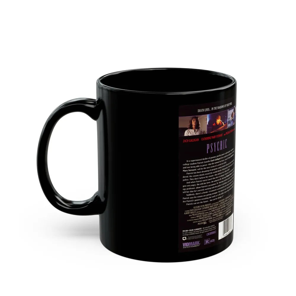 PSYCHIC VIDMARK (VHS COVER) - Black Coffee Mug-Go Mug Yourself