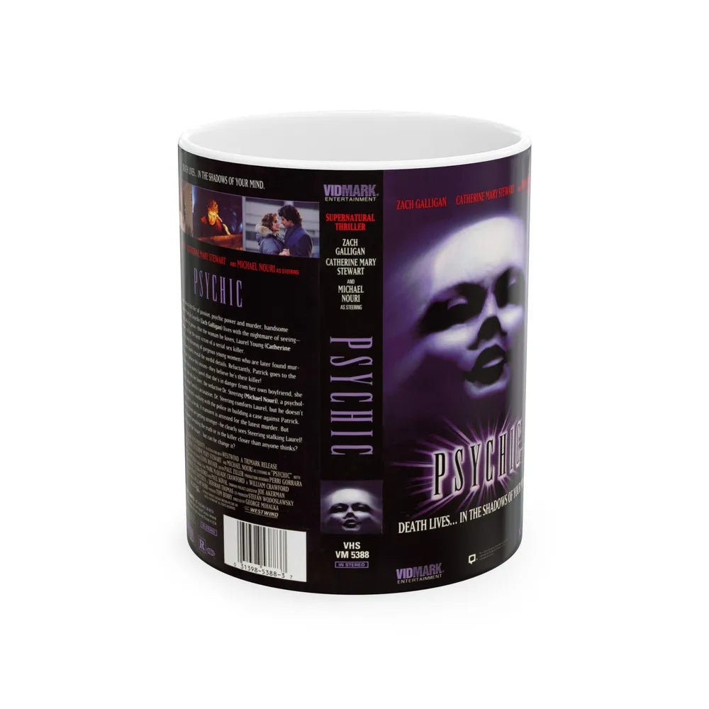 PSYCHIC VIDMARK (VHS COVER) - White Coffee Mug-11oz-Go Mug Yourself