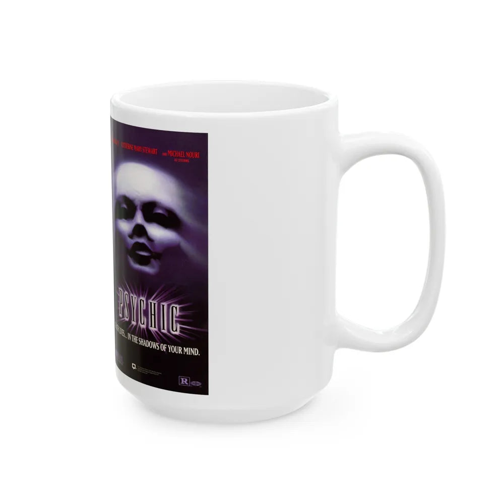 PSYCHIC VIDMARK (VHS COVER) - White Coffee Mug-Go Mug Yourself