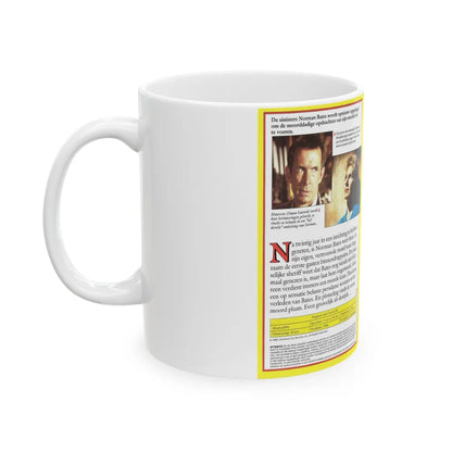 PSYCHO 3 (VHS COVER) - White Coffee Mug-Go Mug Yourself