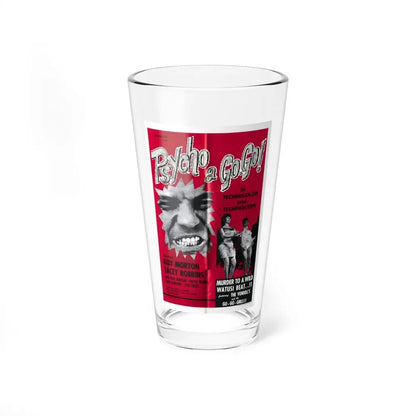 PSYCHO A GOGO 1965 Movie Poster - Pint Glass 16oz 16oz - Go Mug Yourself