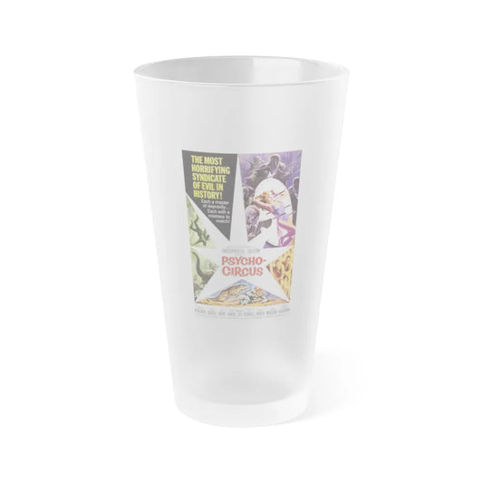 PSYCHO CIRCUS 1966 Movie Poster - Frosted Pint Glass 16oz-16oz-Frosted-Go Mug Yourself