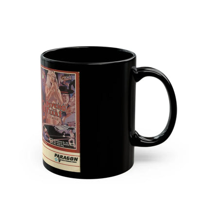 PSYCHO FROM TEXAS PARAGON VIDEO PRODUCTIONS (VHS COVER) - Black Coffee Mug-Go Mug Yourself