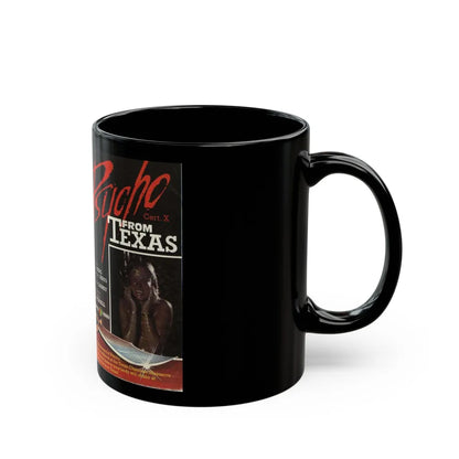 PSYCHO FROM TEXAS (VHS COVER) - Black Coffee Mug-Go Mug Yourself