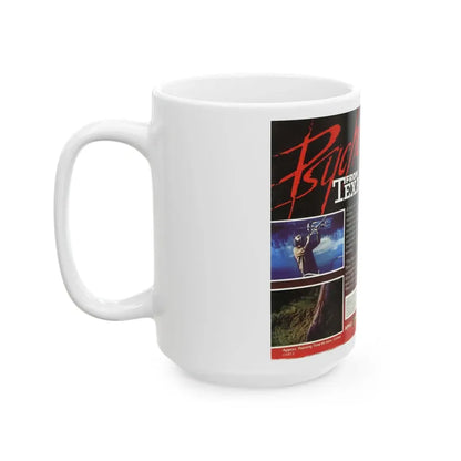 PSYCHO FROM TEXAS (VHS COVER) - White Coffee Mug - Go Mug Yourself