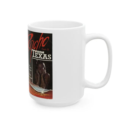 PSYCHO FROM TEXAS (VHS COVER) - White Coffee Mug-Go Mug Yourself