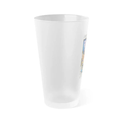 PSYCHO FROM TEXAS (WHEELER) 1975 Movie Poster - Frosted Pint Glass 16oz - Go Mug Yourself