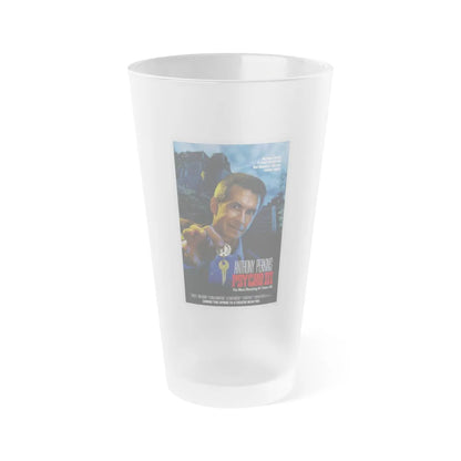 PSYCHO III 1986 Movie Poster - Frosted Pint Glass 16oz-Go Mug Yourself