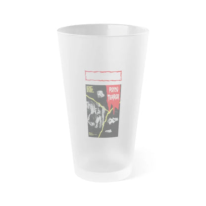 PSYCHO TERROR 1964 Movie Poster - Frosted Pint Glass 16oz-Go Mug Yourself