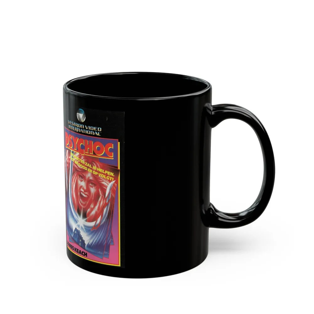 PSYCHOC (VHS COVER) - Black Coffee Mug-Go Mug Yourself