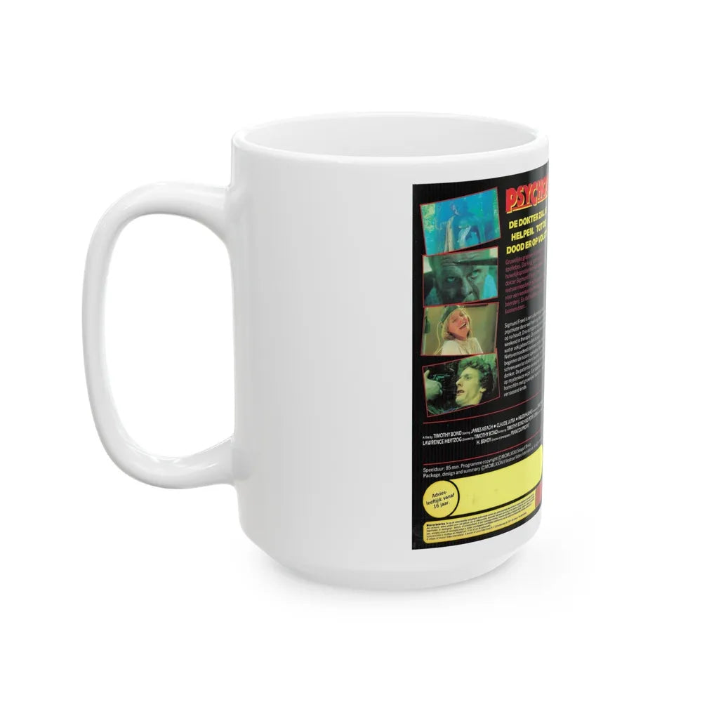 PSYCHOC (VHS COVER) - White Coffee Mug-Go Mug Yourself