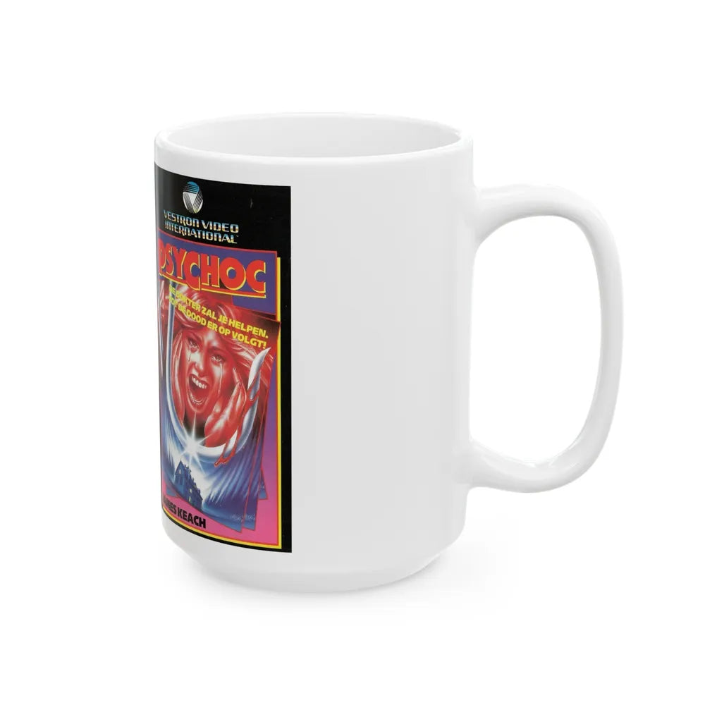 PSYCHOC (VHS COVER) - White Coffee Mug-Go Mug Yourself