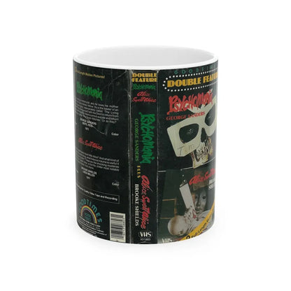 PSYCHOMANIA AND ALICE SWEET ALICE (VHS COVER) - White Coffee Mug 11oz - Go Mug Yourself