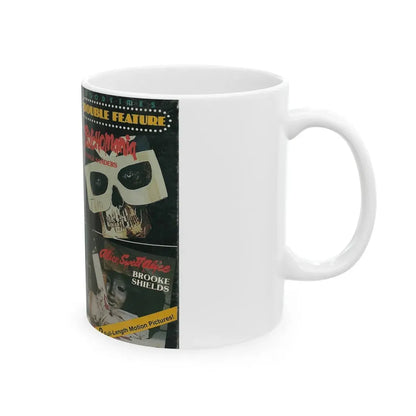 PSYCHOMANIA AND ALICE SWEET ALICE (VHS COVER) - White Coffee Mug - Go Mug Yourself