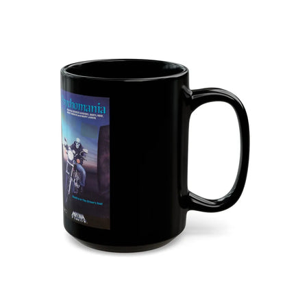 PSYCHOMANIA VERSION2 (VHS COVER) - Black Coffee Mug-Go Mug Yourself