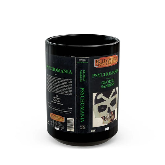 PSYCHOMANIA (VHS COVER) - Black Coffee Mug-15oz-Go Mug Yourself