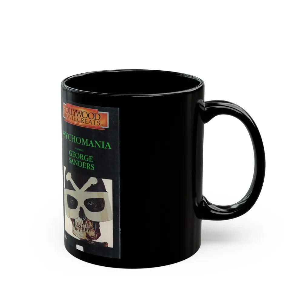 PSYCHOMANIA (VHS COVER) - Black Coffee Mug-Go Mug Yourself