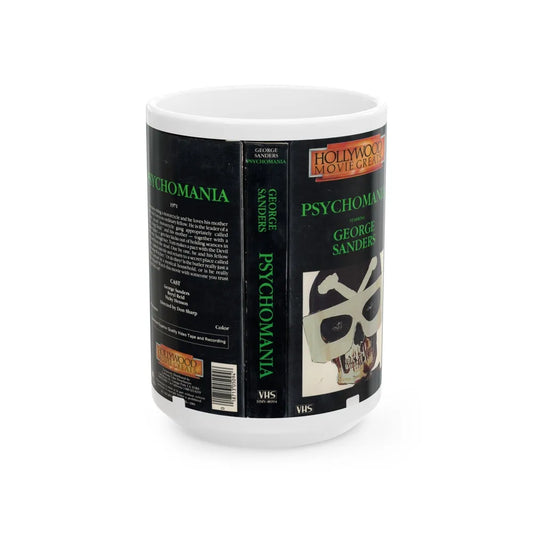 PSYCHOMANIA (VHS COVER) - White Coffee Mug-15oz-Go Mug Yourself