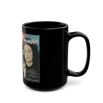 PSYCHOTIC (VHS COVER) - Black Coffee Mug-Go Mug Yourself