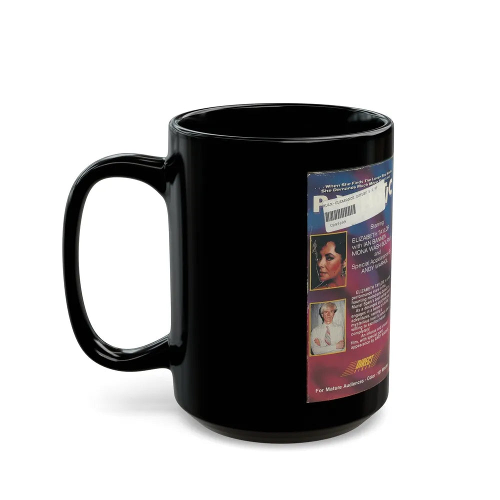 PSYCHOTIC (VHS COVER) - Black Coffee Mug-Go Mug Yourself