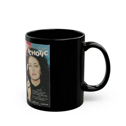 PSYCHOTIC (VHS COVER) - Black Coffee Mug-Go Mug Yourself