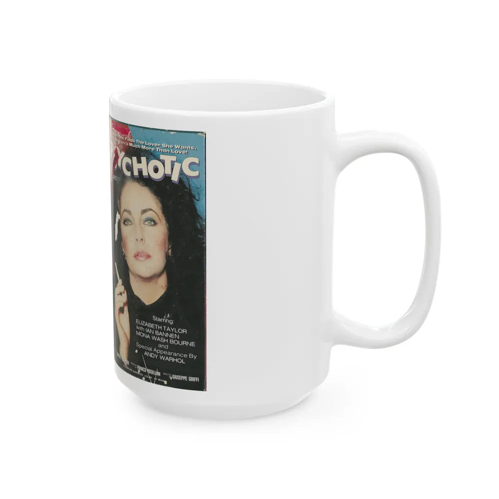 PSYCHOTIC (VHS COVER) - White Coffee Mug-Go Mug Yourself