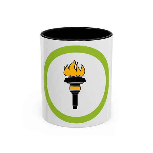 Public Health (Boy Scout Merit Badge) Accent Coffee Mug 11oz Black - Go Mug Yourself