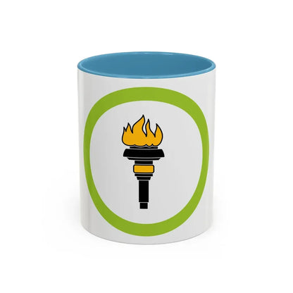 Public Health (Boy Scout Merit Badge) Accent Coffee Mug 11oz Light Blue - Go Mug Yourself
