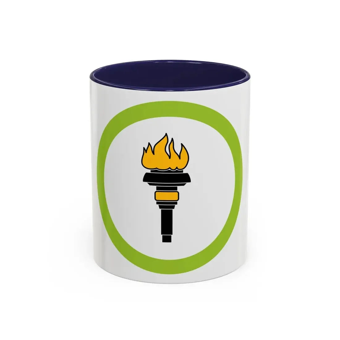 Public Health (Boy Scout Merit Badge) Accent Coffee Mug 11oz Navy - Go Mug Yourself