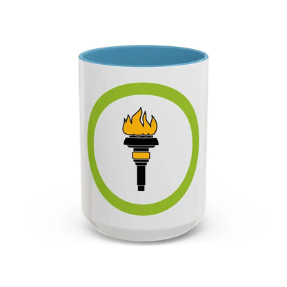 Public Health (Boy Scout Merit Badge) Accent Coffee Mug 15oz Light Blue - Go Mug Yourself