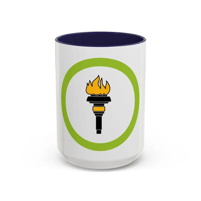 Public Health (Boy Scout Merit Badge) Accent Coffee Mug 15oz Navy - Go Mug Yourself