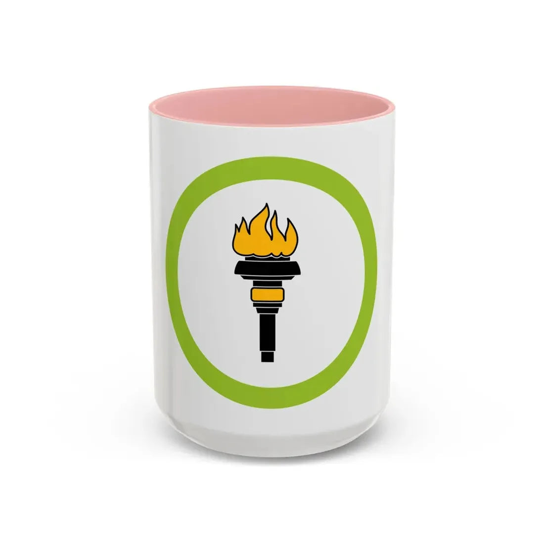 Public Health (Boy Scout Merit Badge) Accent Coffee Mug 15oz Pink - Go Mug Yourself