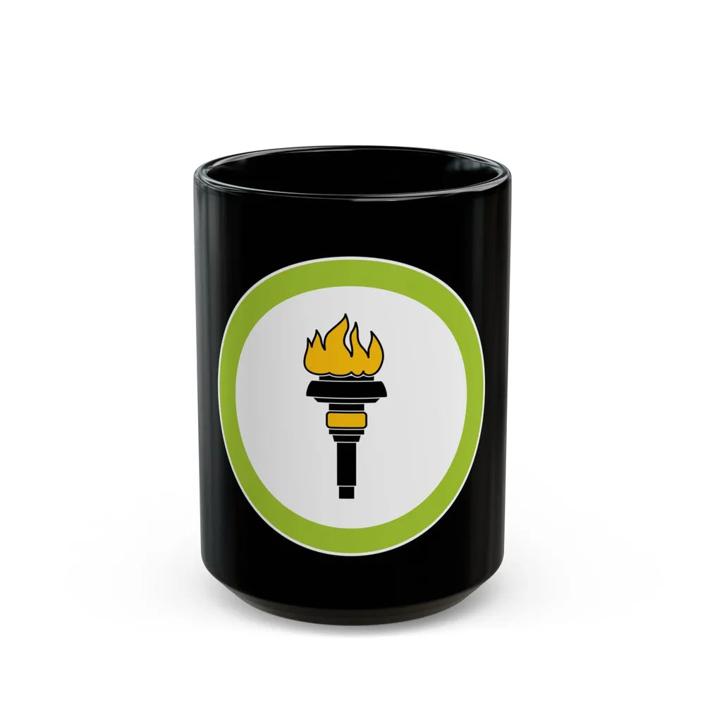 Public Health (Boy Scout Merit Badge) Black Coffee Mug-15oz-Go Mug Yourself