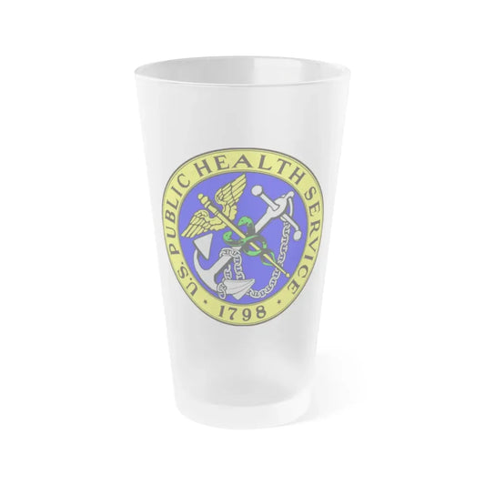 Public Health Service - Frosted Pint Glass 16oz 16oz Frosted - Go Mug Yourself