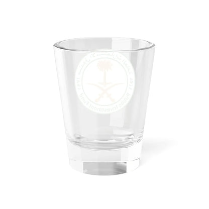 Public Investment Fund Saudi Arabia logo (Saudi Arabia) (Coat of Arms) Shot Glass 1.5oz - Go Mug Yourself