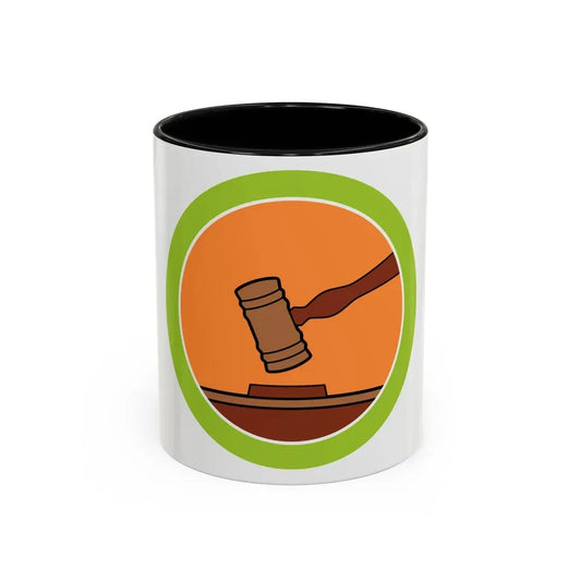Public Speaking (Boy Scout Merit Badge) Accent Coffee Mug 11oz Black - Go Mug Yourself