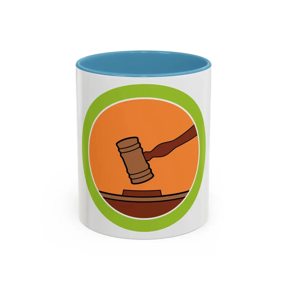 Public Speaking (Boy Scout Merit Badge) Accent Coffee Mug 11oz Light Blue - Go Mug Yourself