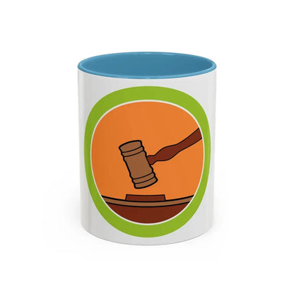 Public Speaking (Boy Scout Merit Badge) Accent Coffee Mug 11oz Light Blue - Go Mug Yourself