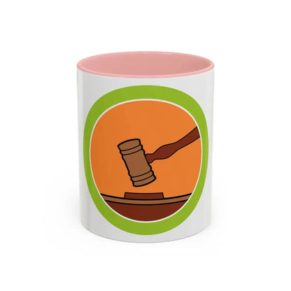 Public Speaking (Boy Scout Merit Badge) Accent Coffee Mug 11oz Pink - Go Mug Yourself